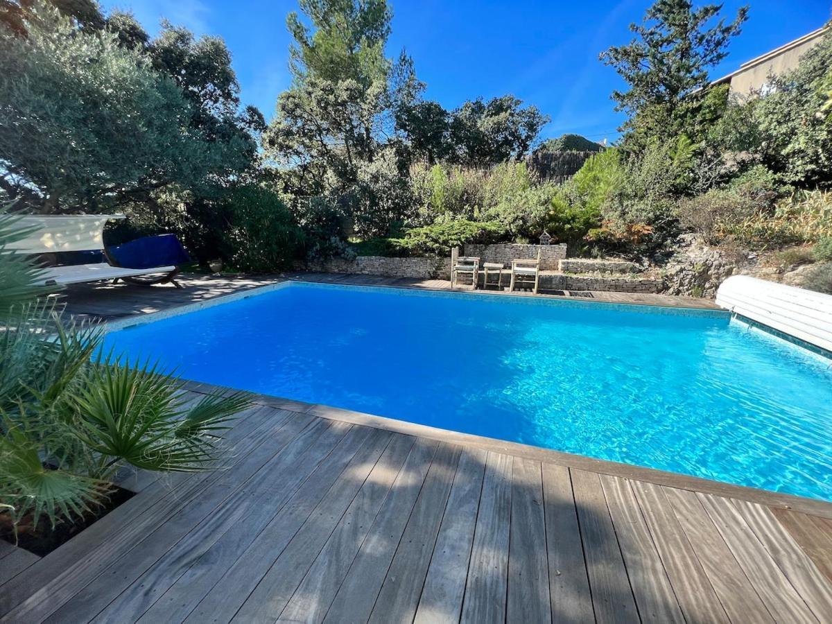 Le Havre De Paix En Garrigue 4 Chambres 3 Sdb Piscine Bezouce Exterior photo